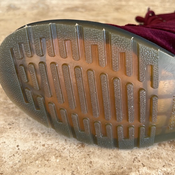 PAGE CHERRY RED VELVET BOOT. NWOT - Picture 10 of 11